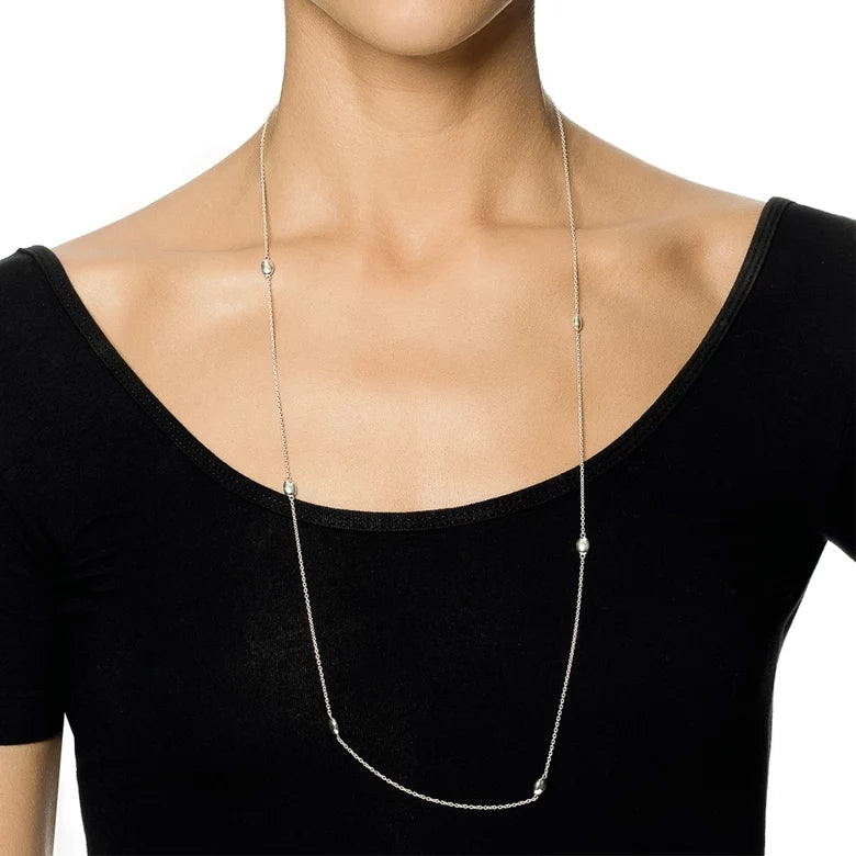 EfvaAttling-love-bead-long-necklace-silver