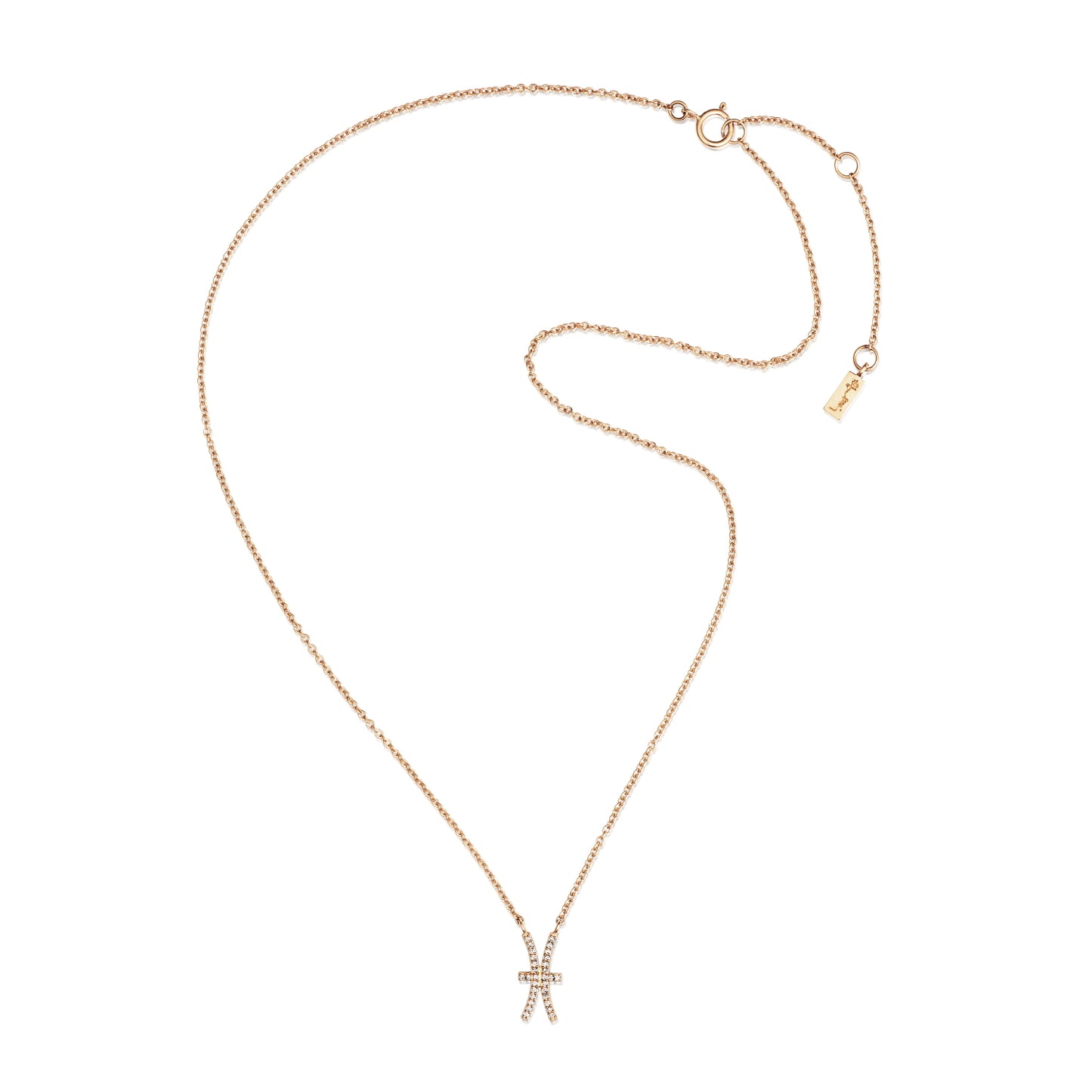 Double Trouble & Stars Necklace Gold