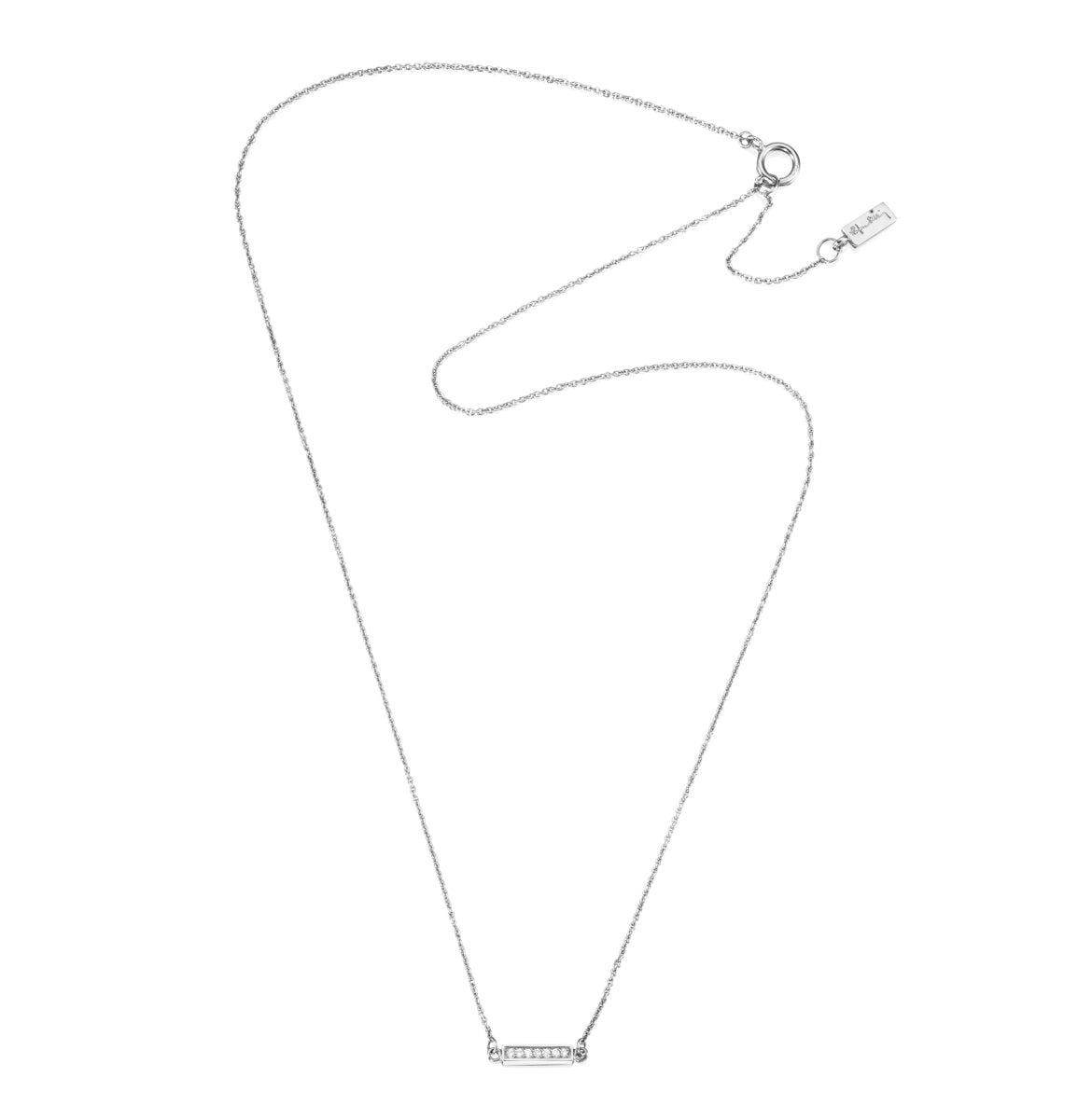 EfvaAttling-thin-stars-necklace-white-gold