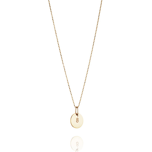 Baby Luck Pendant Necklace Gold