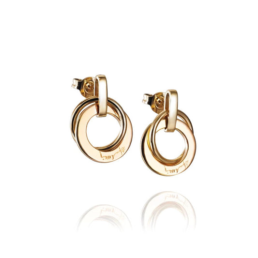 Twosome Earrings Gold