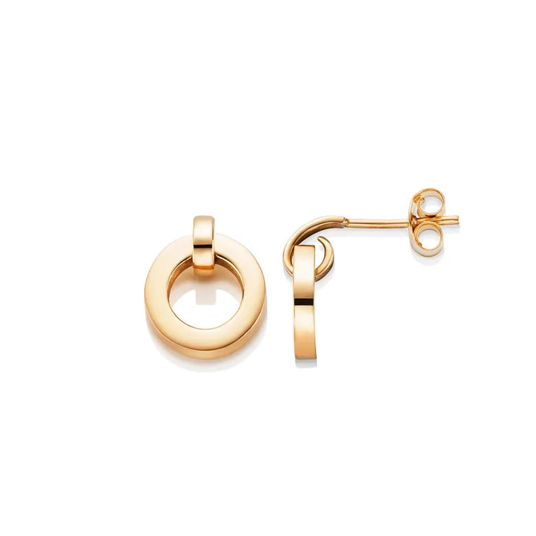 Ring Around Earrings Gold