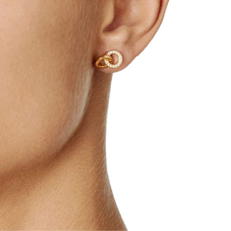 You & Me Earrings Gold