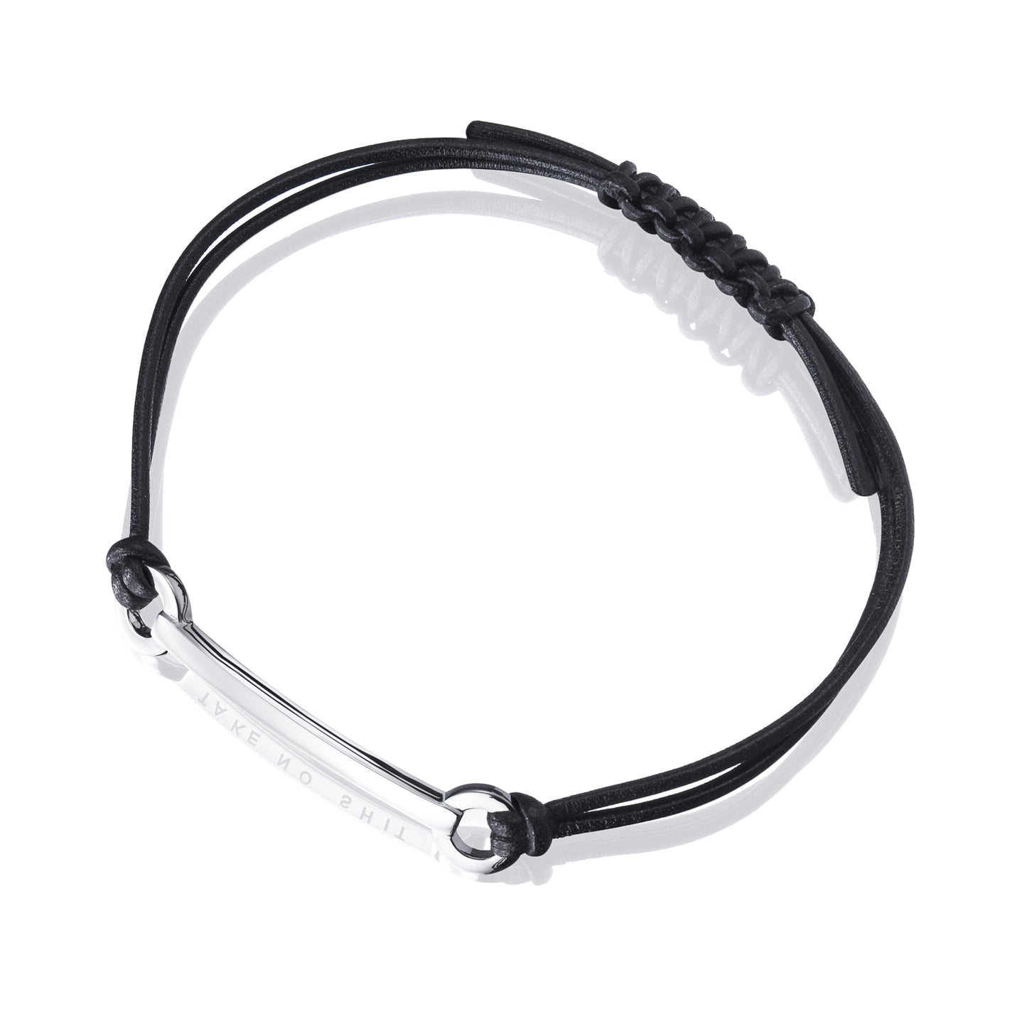 EfvaAttling-take-no-shit-leather-bracelet