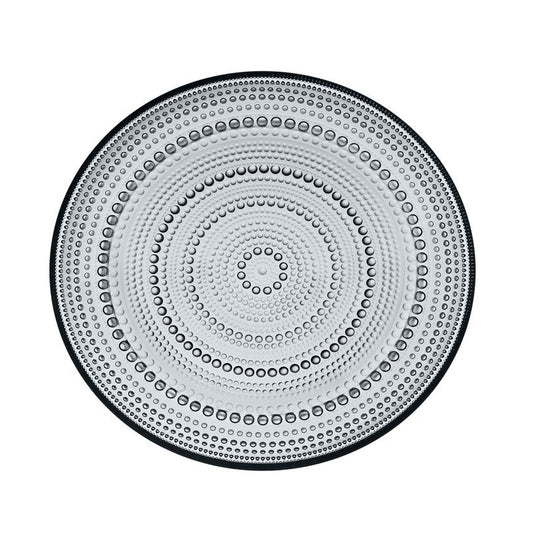 Iittala Kastehelmi Platter 31.5cm dark grey