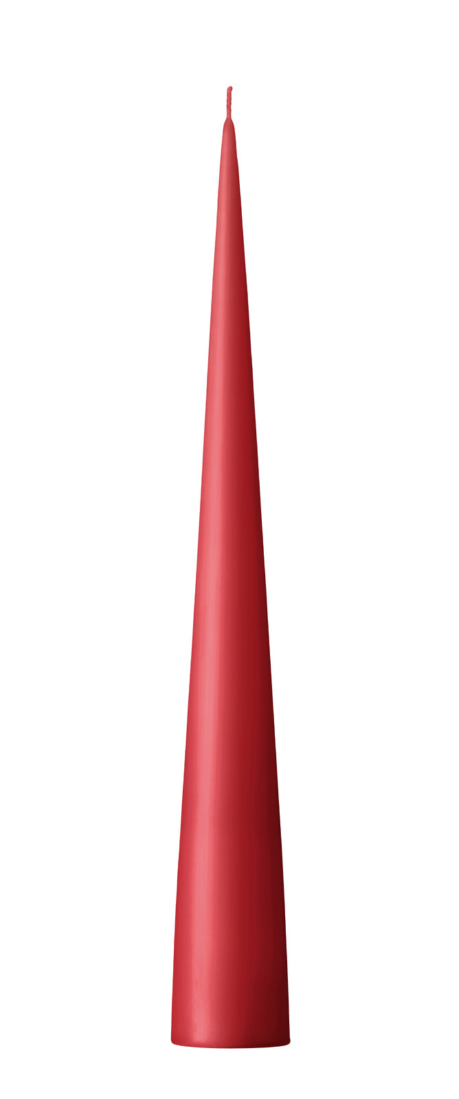 Cone Candle 22cm 13h true red