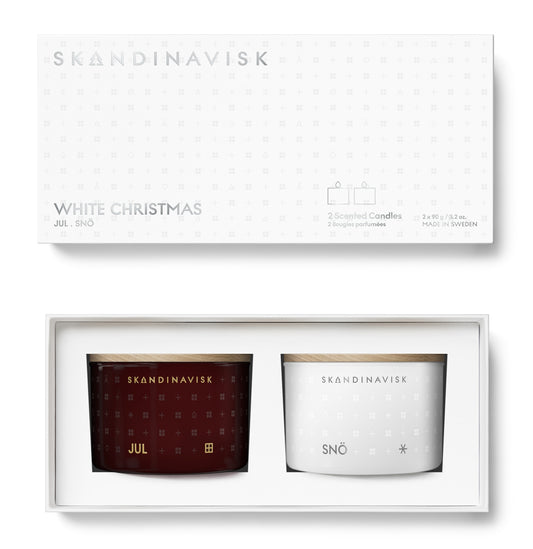 Skandinavisk White Christmas Candle Gift Set